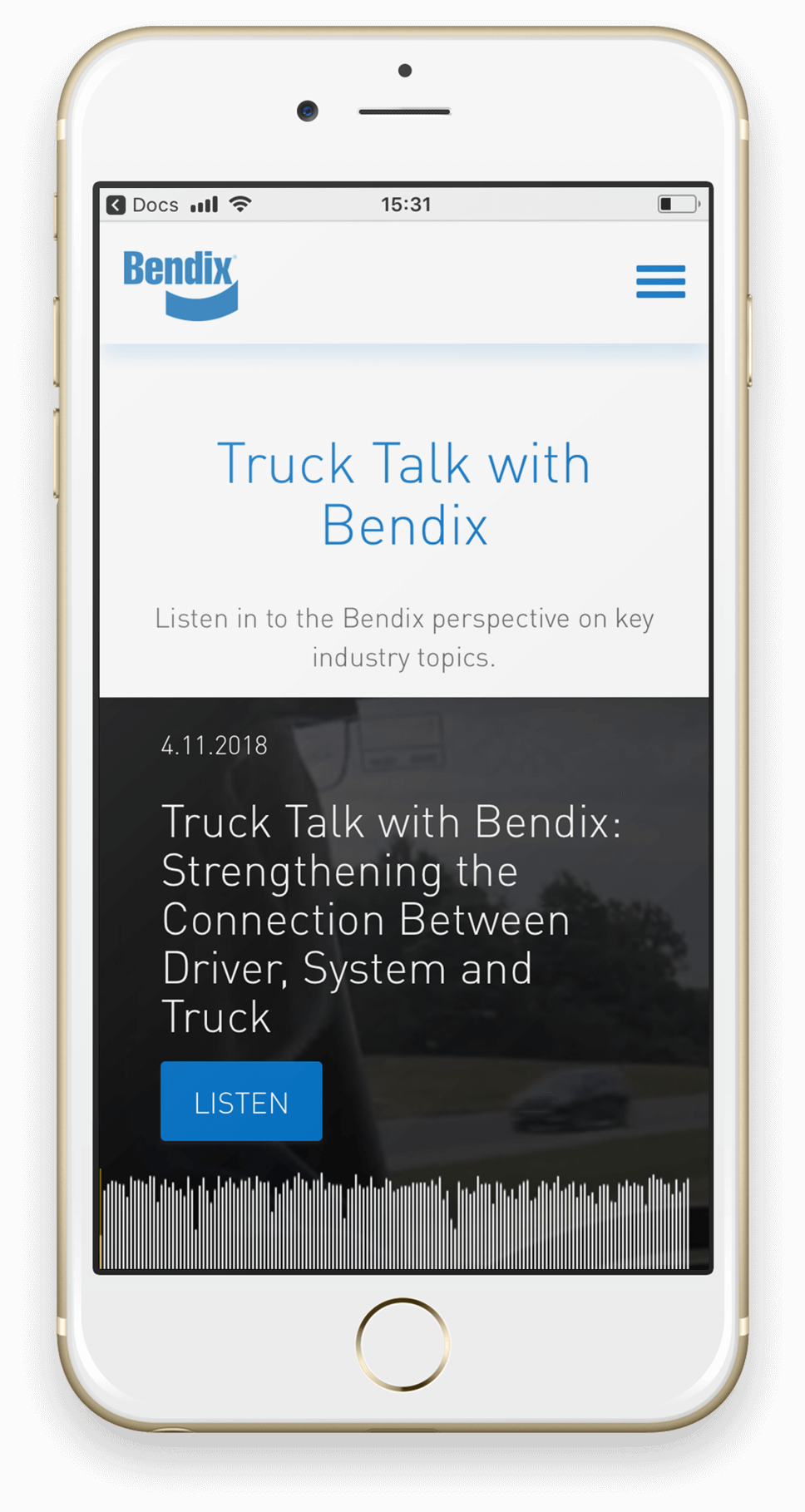 Case study Bendix mobile app